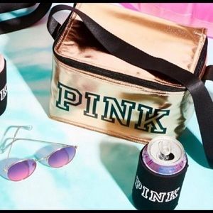 Victoria’s Secret Pink cooler and coozy combo